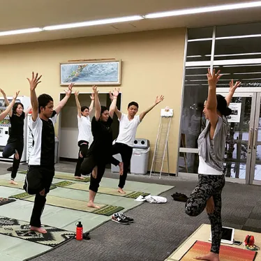 畳ヨガ教室の様子3