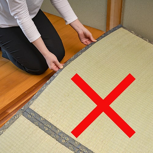 畳の部屋で使える、上敷きの綺麗な敷き方