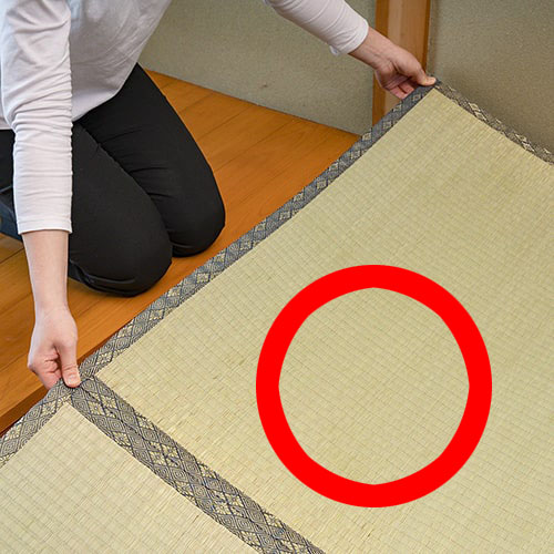 畳の部屋で使える、上敷きの綺麗な敷き方